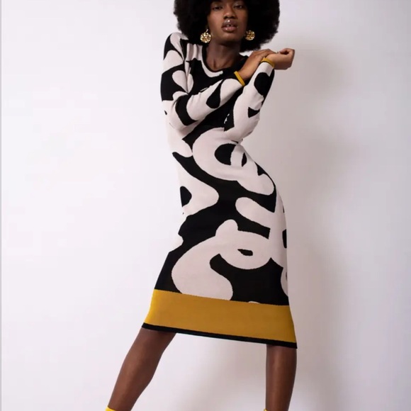Desigual Dresses & Skirts - NWT - Medium Desigual Moremore Dress with Long Sleeves
